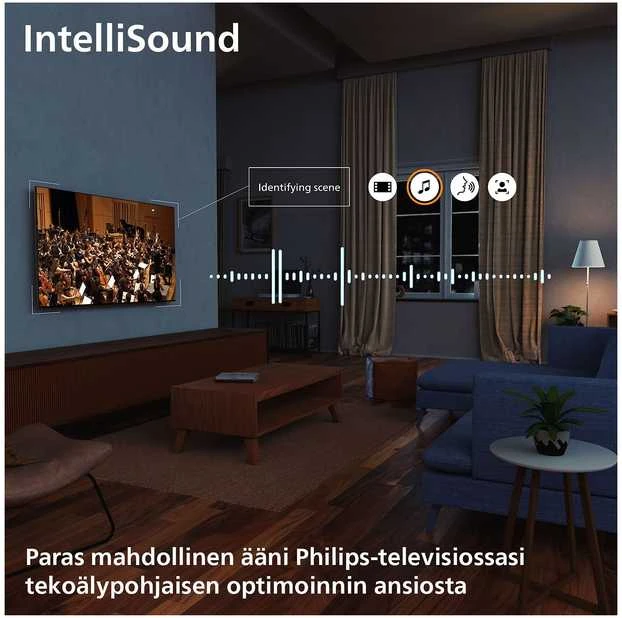 Philips 7000 series 65PUS7000/12 TV 165.1 cm (65") 4K Ultra HD Smart TV Wi-Fi Juodas