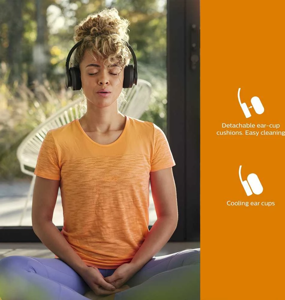 Belaidės ausinės Philips TAA4216BK, Juodos