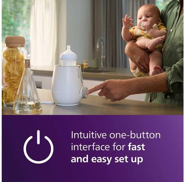 Philips Avent šildytuvas su patogiu valdymo mygtuku