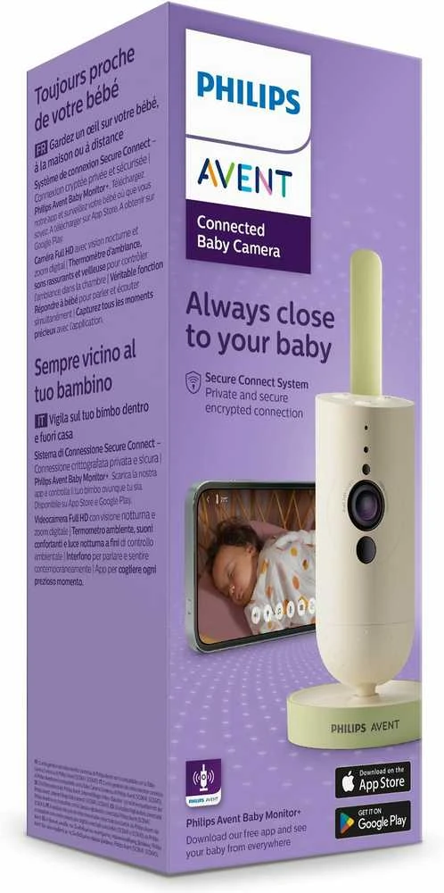 „Philips Avent“ SCD643/26 vaizdo kūdikių monitorius su prijungimu