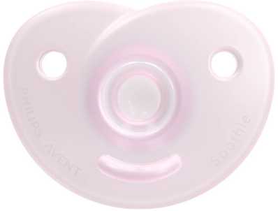 Philips Avent Soothies čiulptukai 100% silikonas 0-6 mėn. Girl 2U