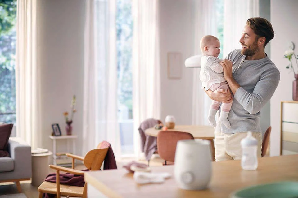 Philips Avent Premium Greitai veikiantis buteliukų šildytuvas SCF358/00