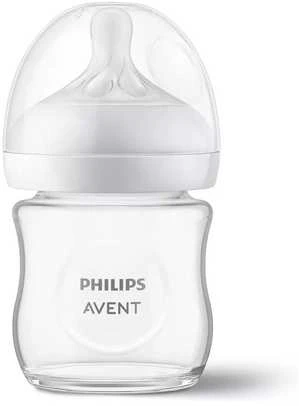 Philips AVENT Natural Response SCY930/01 Stiklinis kūdikio buteliukas, kuris veikia kaip krūtis, permatomas