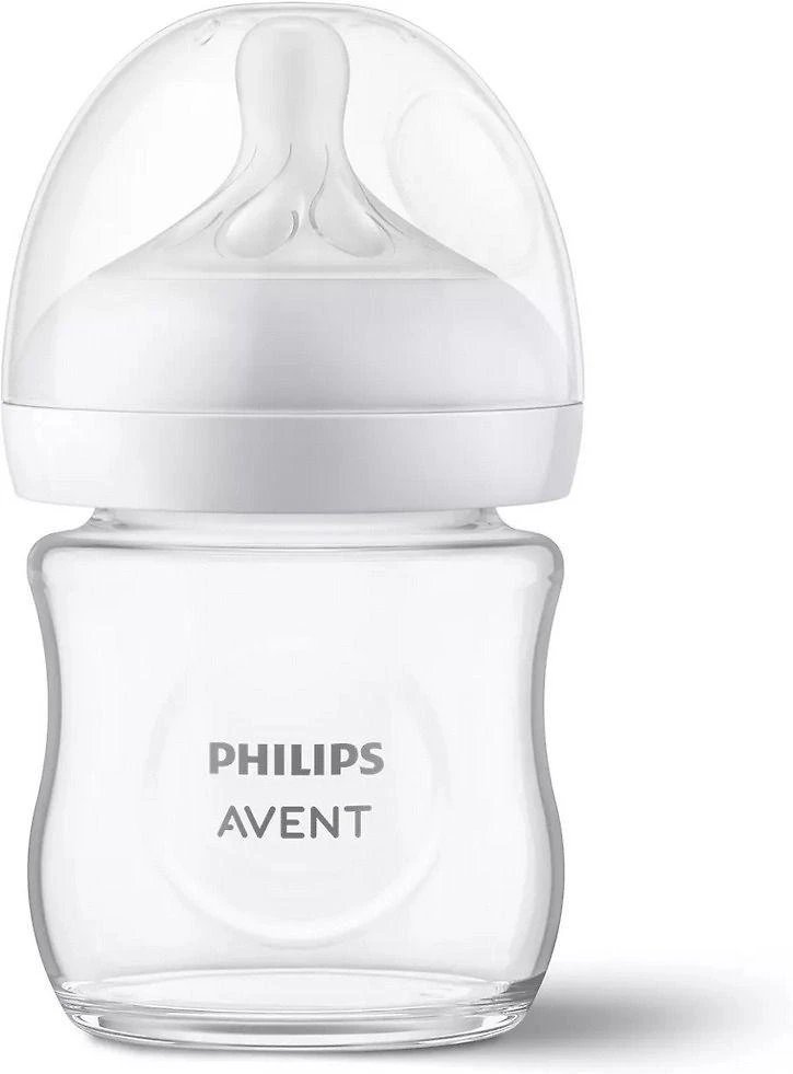 Philips AVENT stiklinis buteliukas su dangteliu