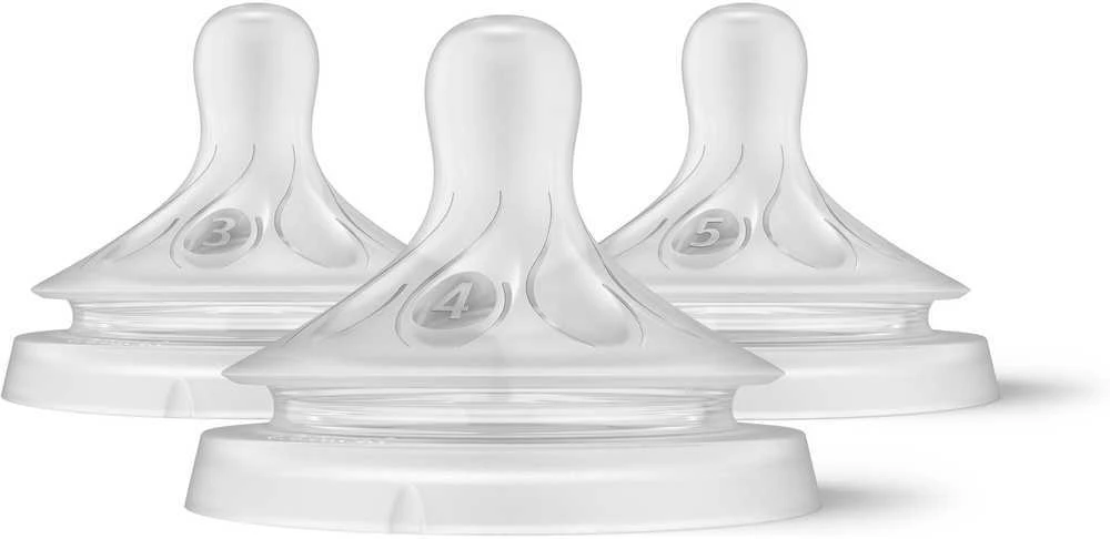 Philips Avent SCY960/03 Natural Response pullotuttilajitelma, virtausnopeudet 3 (1 kk+), 4 (3kk+), 5 (6kk+)