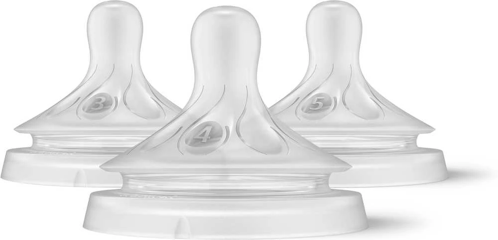 Philips Avent SCY960/03 Natural Response pullotuttilajitelma, virtausnopeudet 3 (1 kk+), 4 (3kk+), 5 (6kk+)