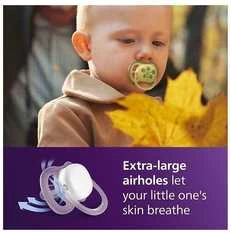 „Philips Avent“ čiulptukas „Ultra Air“, 18 mėn. ir vyresniems, šviesiai žalias / geltonas