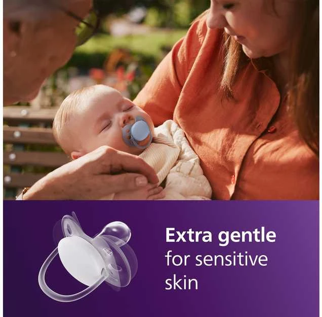 Philips Avent Ultra Soft tutti, 0–6 kk, 4 kpl, monivärinen