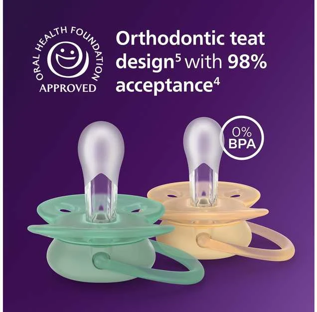 Philips Avent Ultra Soft tutti, 6–18 kk, 4 kpl