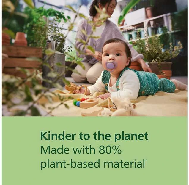 „Philips Avent“ čiulptukas „Ultra Soft“, 6–18 mėn., violetinės ir rožinės spalvos