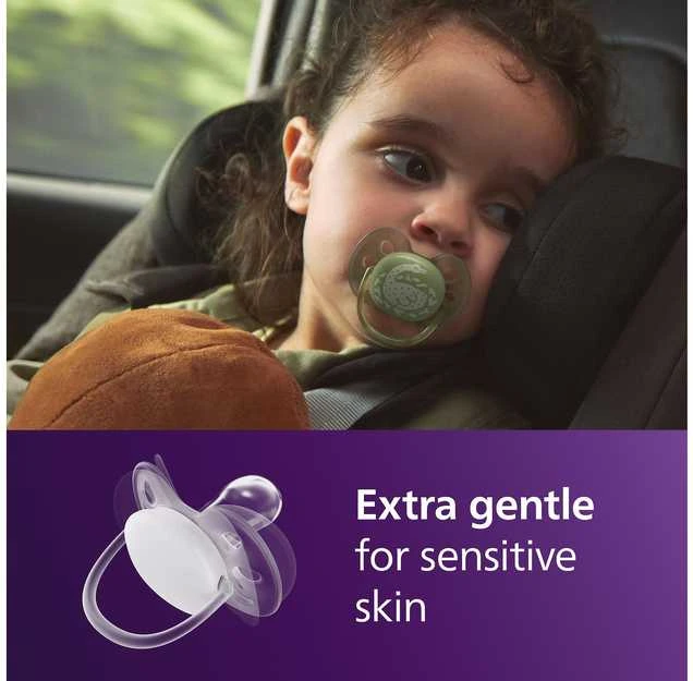 Philips Avent Ultra Soft tutti, yli 18 kk, 4 kpl, vihreä/oranssi