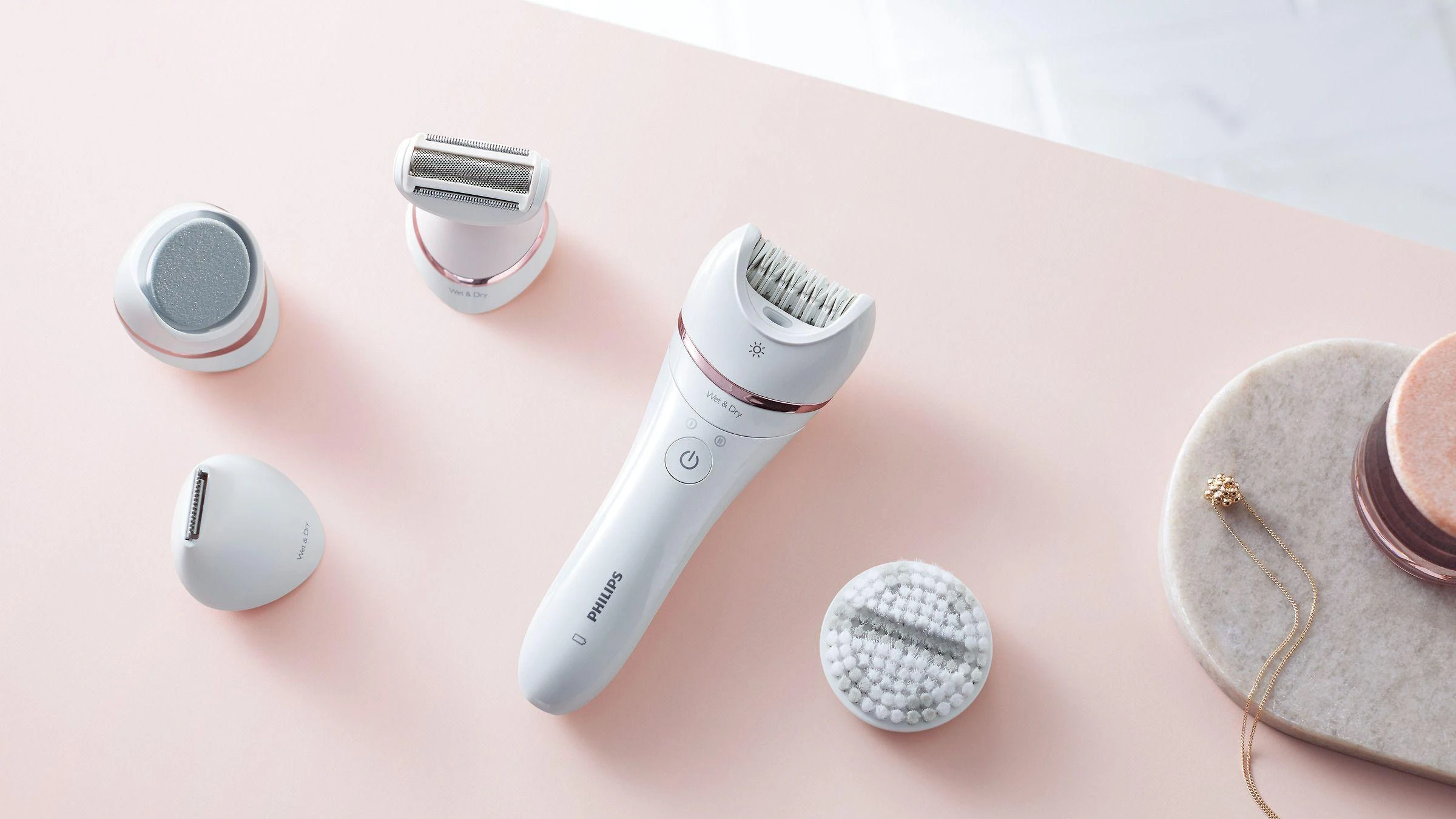 Philips Epilator Series 8000 „Wet & Dry“ epiliatorius BRE740/10