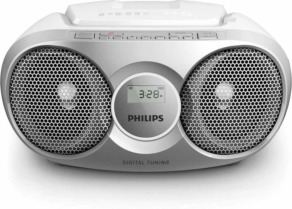 Muzikinis centras Philips CD Soundmachine AZ215S Sidabrinis 3W Skaitmeninis derinimas