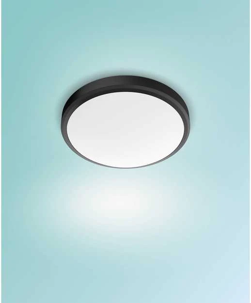 Lubinis šviestuvas Šviestuvas lubų Philips Doris, 17W, 2700°K, LED, juodas