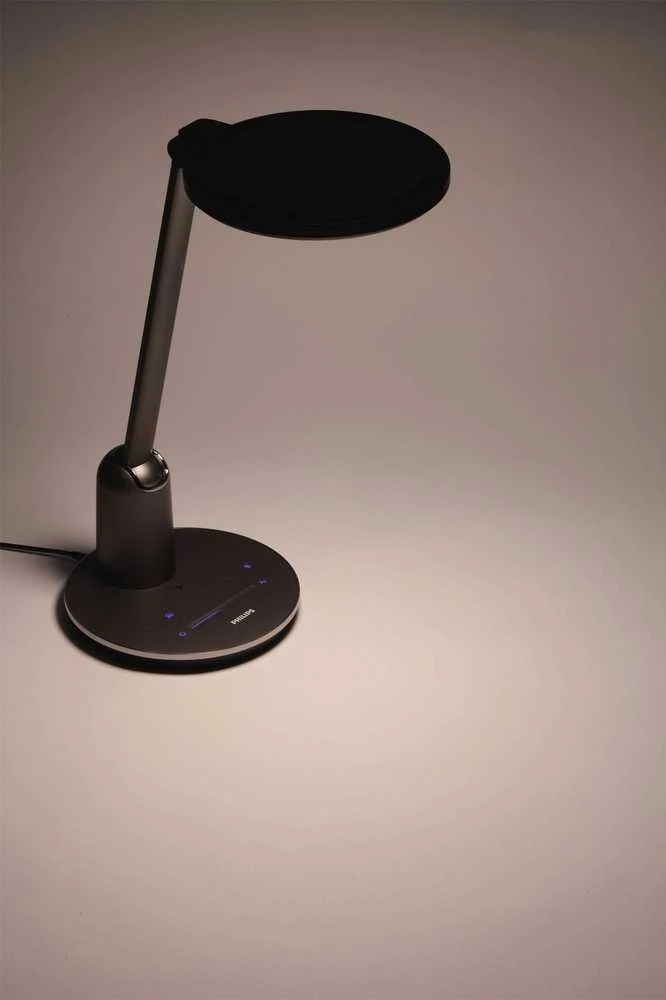Philips LED Schreibtischleuchte Einstein 15W, 2800K-5100K, baltas