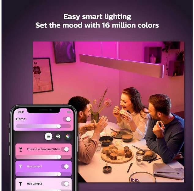 Pakabinamas šviestuvas Philips Hue Ensis pakabukas baltas 79W 24V | 79 W | Baltas ir Color Ambiance 2000-6500K