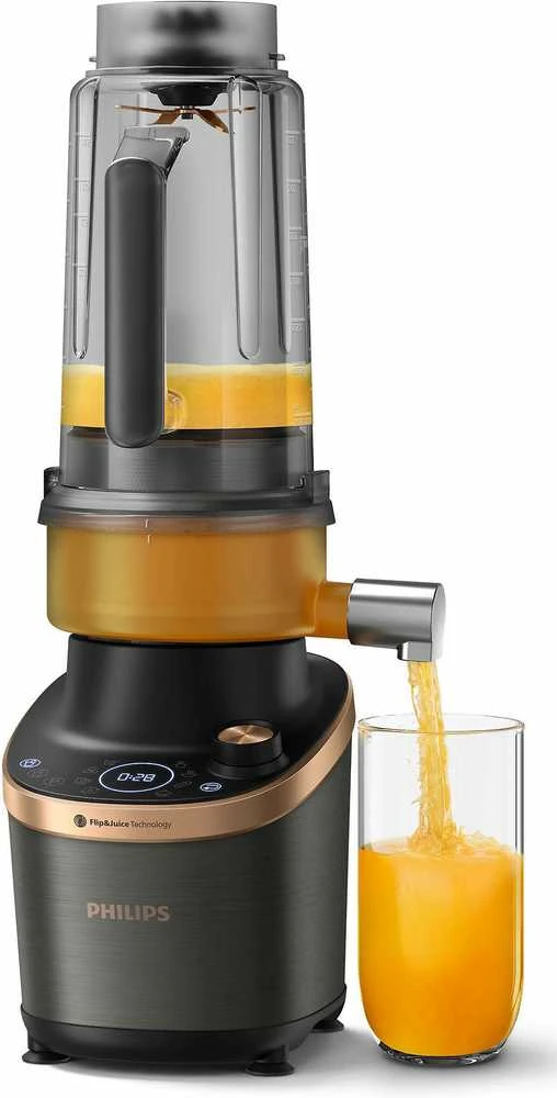 Kokteilinė Philips Flip&Juice HR3770/00, Juodos/Auksinės spalvos
