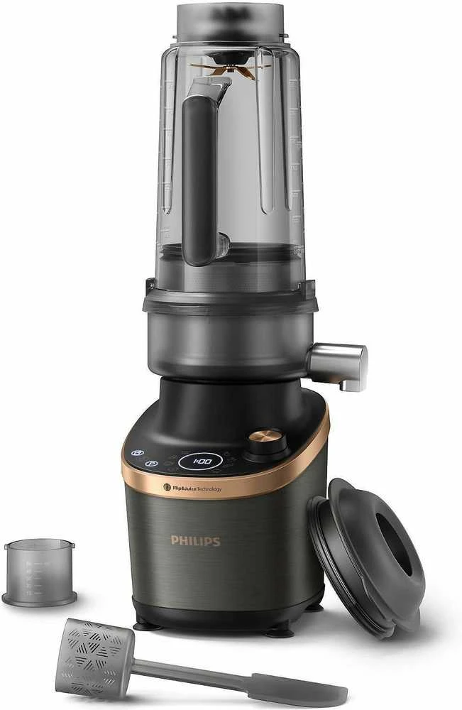 Kokteilinė Philips Flip&Juice HR3770/00, Juodos/Auksinės spalvos