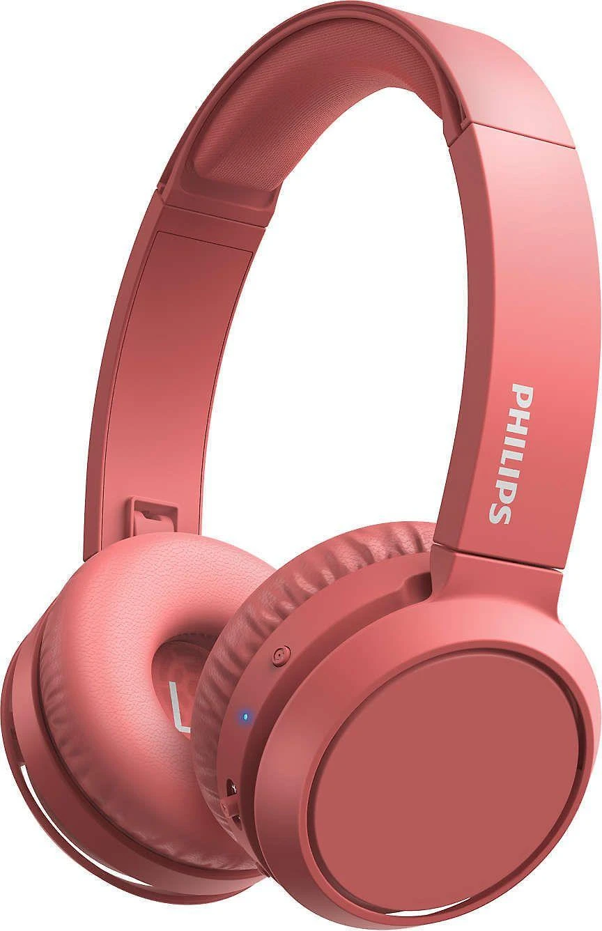 Ant ausų dedamos belaidės ausinės Philips TAH4205RD, Raudonos