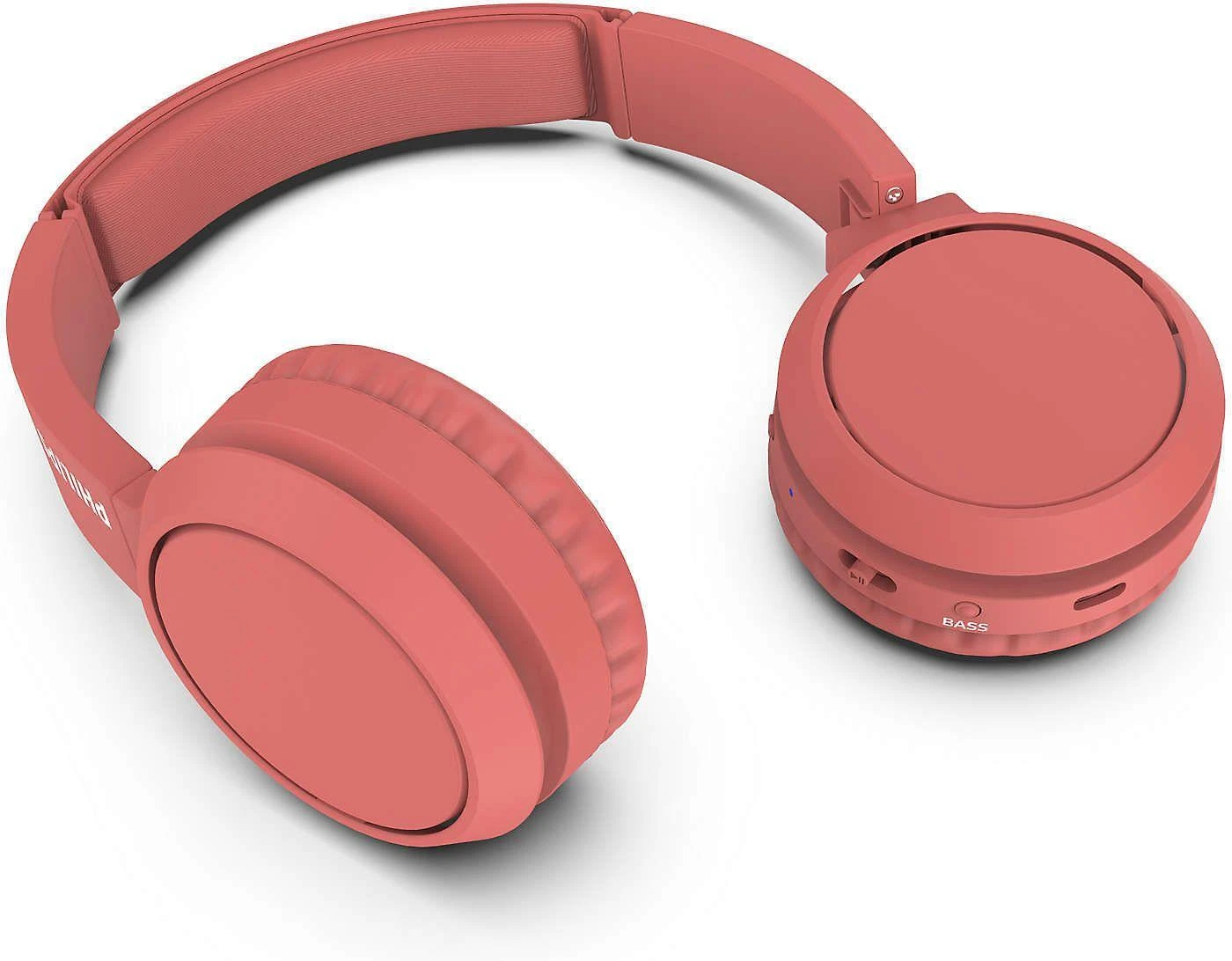 Ant ausų dedamos belaidės ausinės Philips TAH4205RD, Raudonos