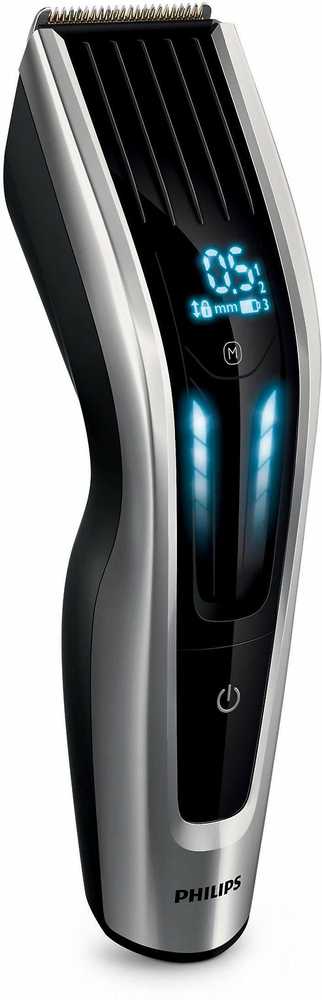„Philips“ serijos 9000 plaukų kirpimo mašinėlė HC9450/15, titano peiliukai, 400 ilgio nustatymų, 120 min. veikia be laido / 1 val. įkrovimas