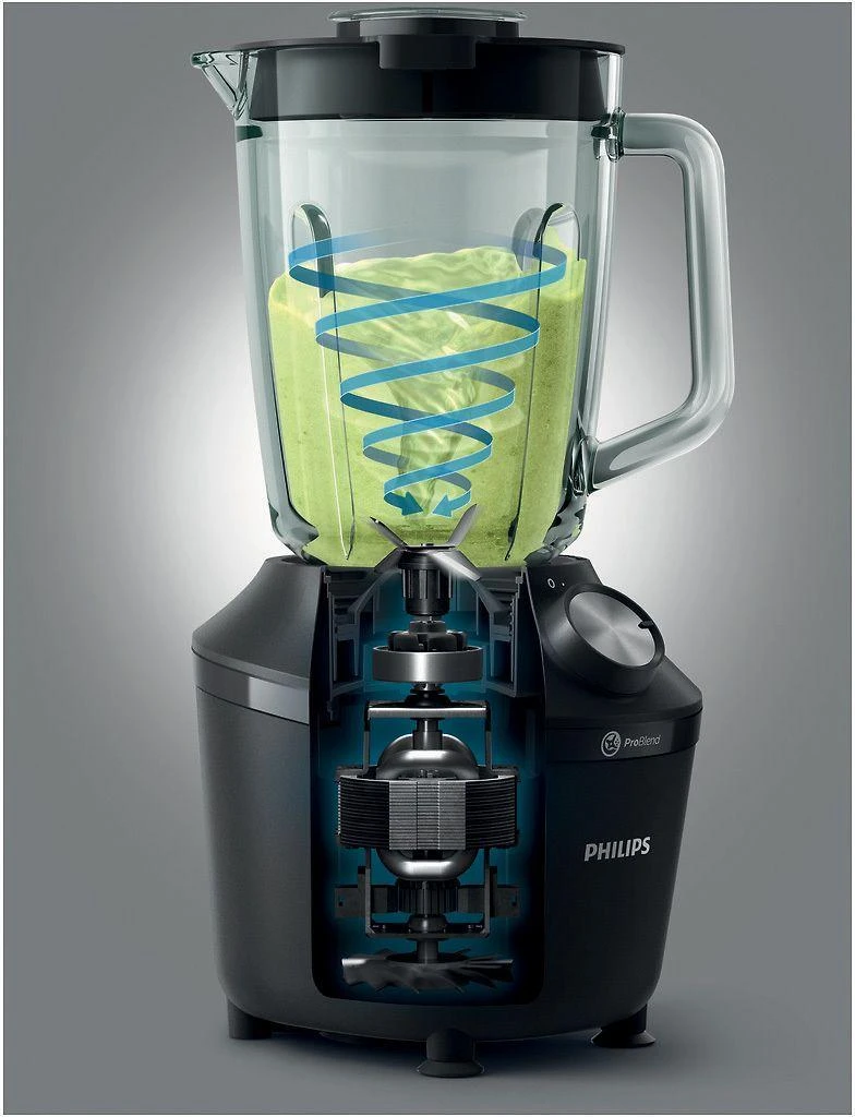 Plakiklis Philips 3000 serija HR2291/01, 600 W, Juodos spalvos