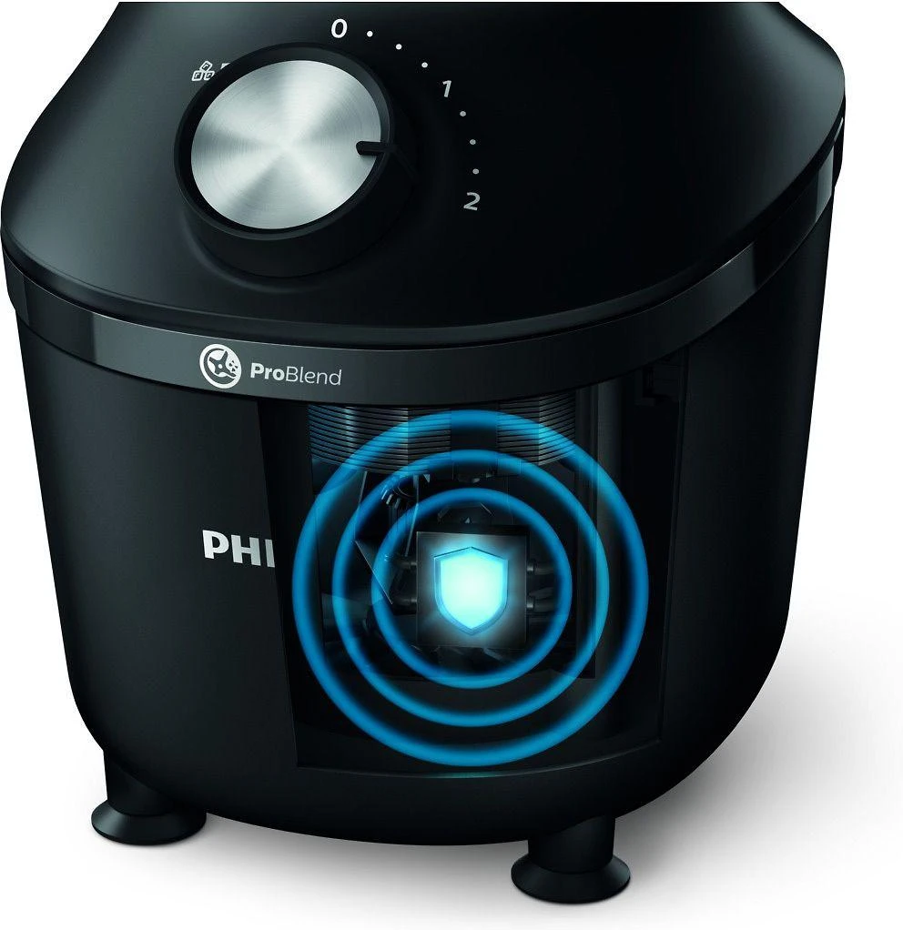 Plakiklis Philips 3000 serija HR2291/01, 600 W, Juodos spalvos