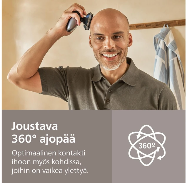Plaukų kirpimo mašinėlė „Philips Head Shaver Pro 7000 Series HS7980/15“