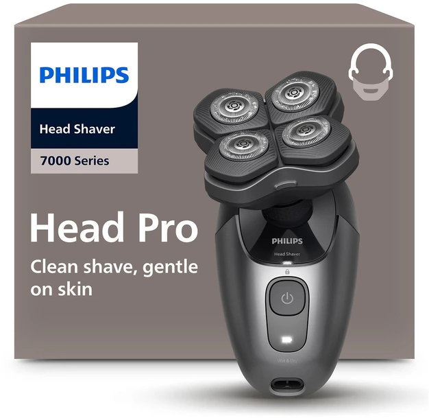 Plaukų kirpimo mašinėlė „Philips Head Shaver Pro 7000 Series HS7980/15“