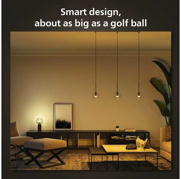 „Signify Philips Hue Baltas Amb. E14“ lašelinė lemputė, 470 lm, viena pakuotė
