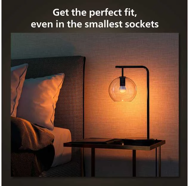 „Signify Philips Hue Baltas Amb. E14“ lašelinė lemputė, 470 lm, viena pakuotė