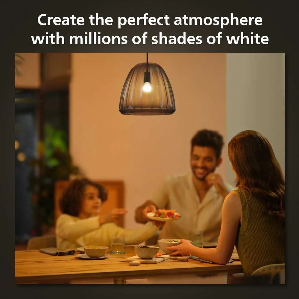 „Signify Philips Hue Baltas Amb. E14“ lašelinė lemputė, 470 lm, viena pakuotė