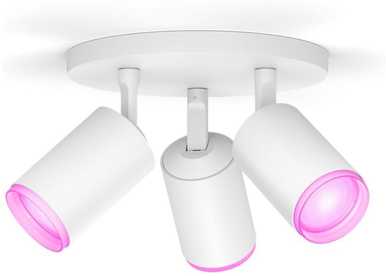 Philips Hue Baltas and Color Ambiance Fugato älyspottivalaisin, valkoinen, 3 x 4.2W, GU10