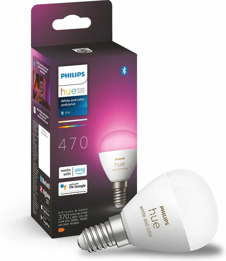 Philips Hue Baltas & Color Ambiance Luster 1er