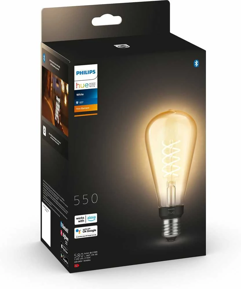 Philips Hue E27 W 7.2W Filament ST72