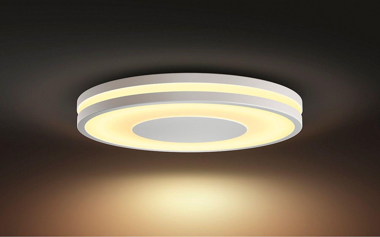 Lubinis šviestuvas „Philips Hue Being“ baltos atmosferos išmanusis lubų šviestuvas, baltas