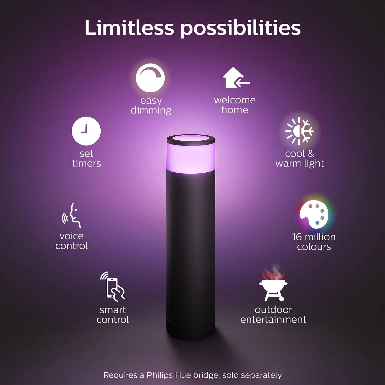 Philips Hue Calla Lauko šviestuvas (Baltas ir spalvotas)