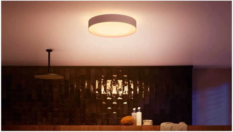 Lubinis šviestuvas Philips Hue Devere M lubos baltos