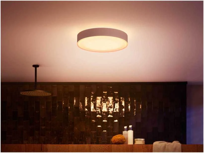 Lubinis šviestuvas Philips Hue Devere M lubos baltos