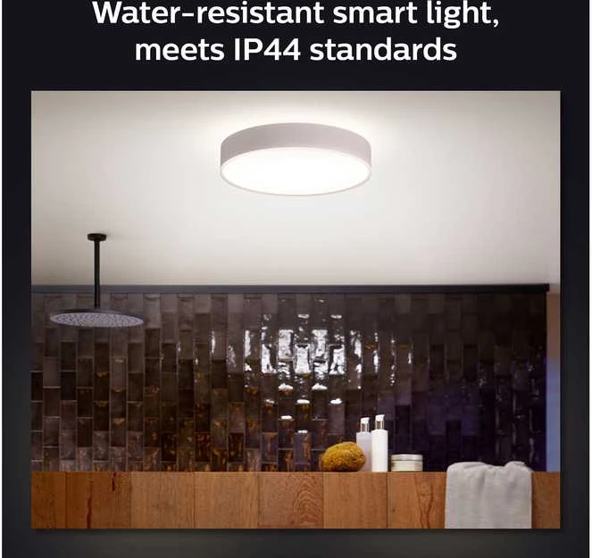 Lubinis šviestuvas Philips Hue Devere M lubos baltos