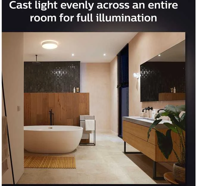 Lubinis šviestuvas Philips Hue Devere M lubos baltos