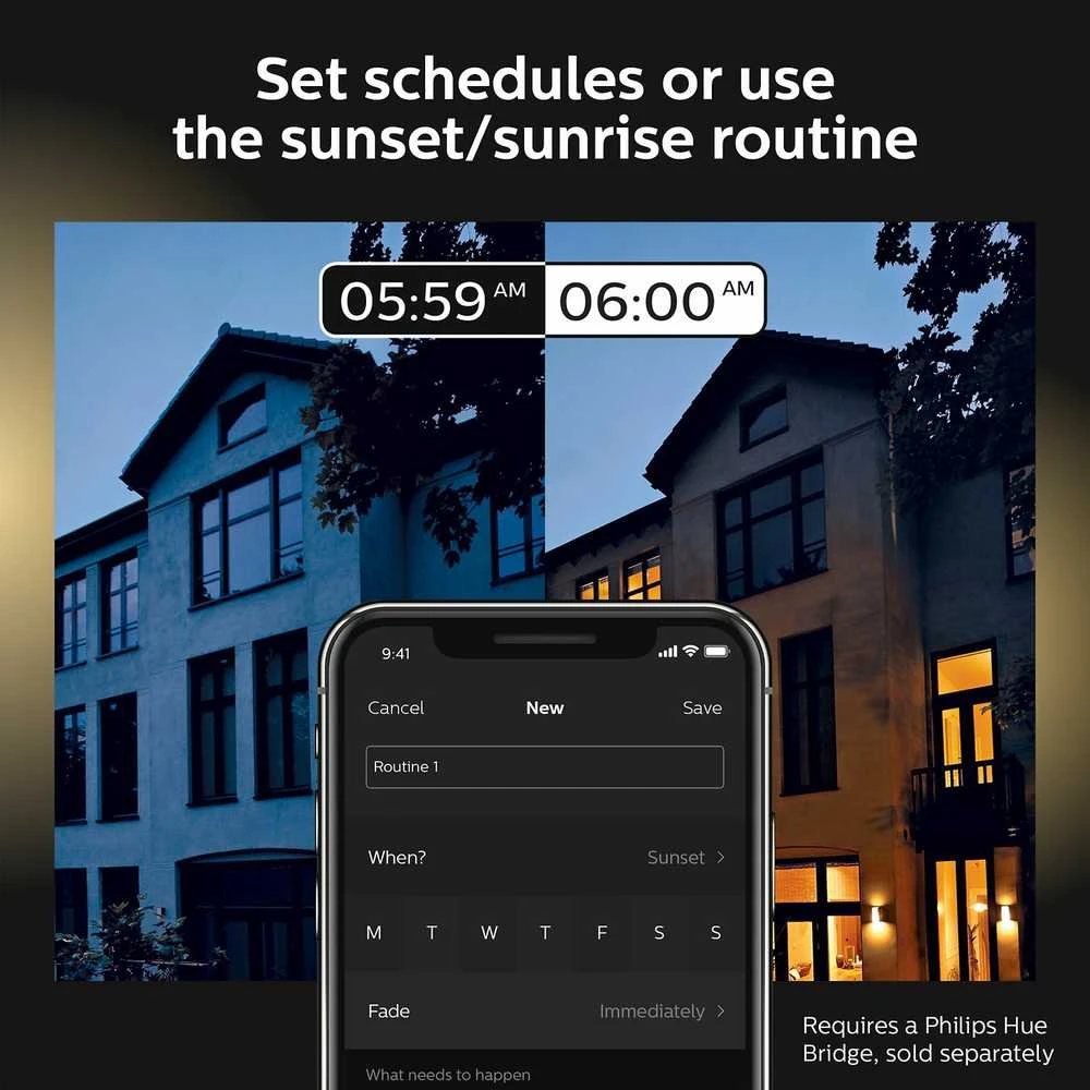 Philips  „Hue White and color ambiance“ „Discover” lauko prožektorius