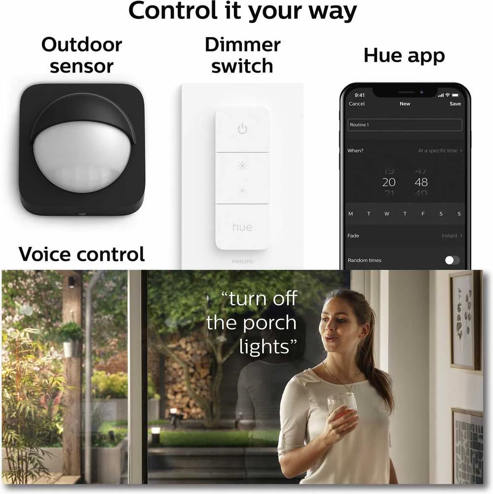 Philips  „Hue White and color ambiance“ „Discover” lauko prožektorius