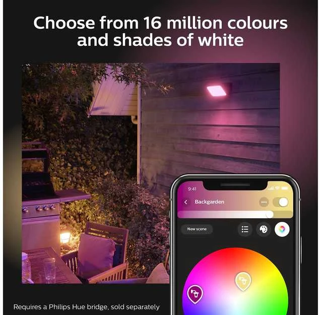 Philips  „Hue White and color ambiance“ „Discover” lauko prožektorius