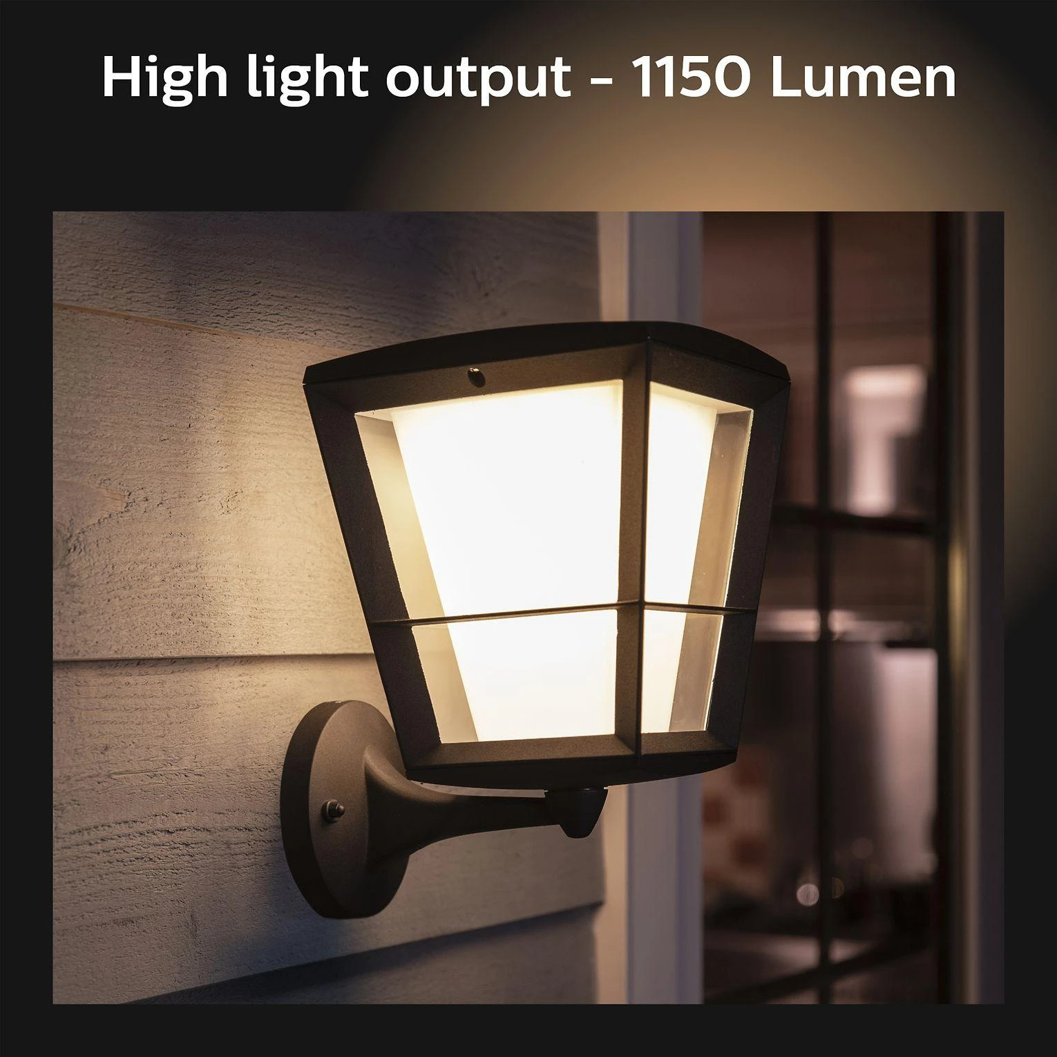 Philips Hue Econic Sieninis lauko šviestuvas (Baltas ir spalvotas)