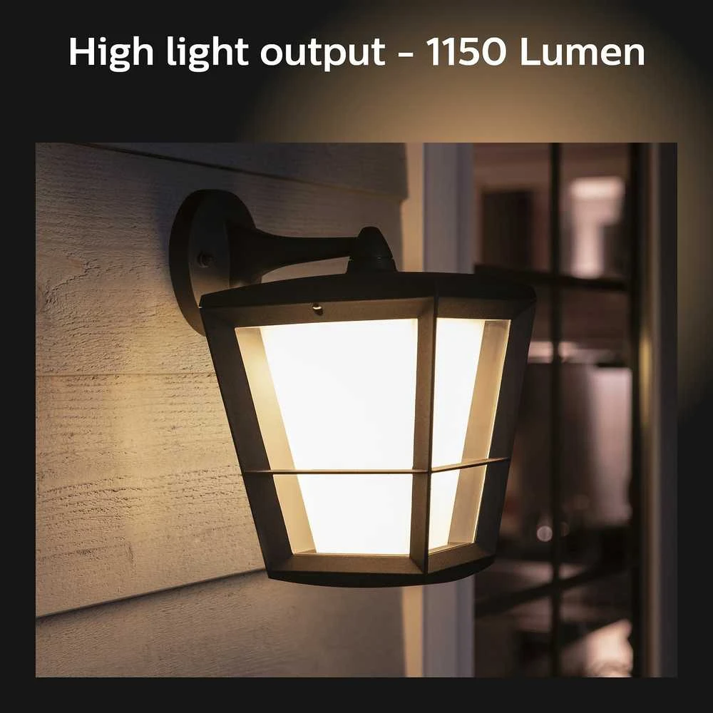 Sieninis šviestuvas Philips Hue Baltas and colour ambience „Econic” sieninis lauko šviestuvas