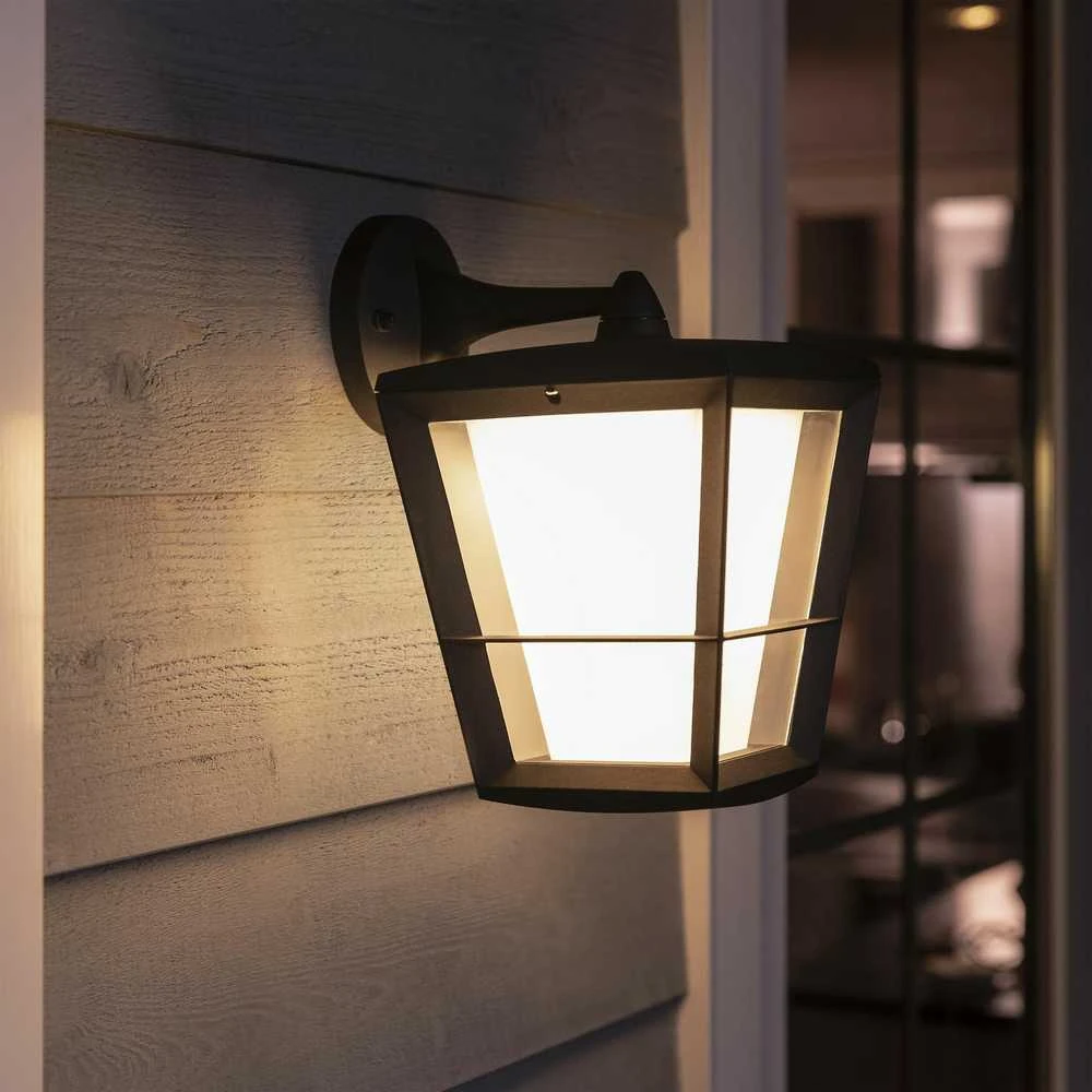 Sieninis šviestuvas Philips Hue Baltas and colour ambience „Econic” sieninis lauko šviestuvas