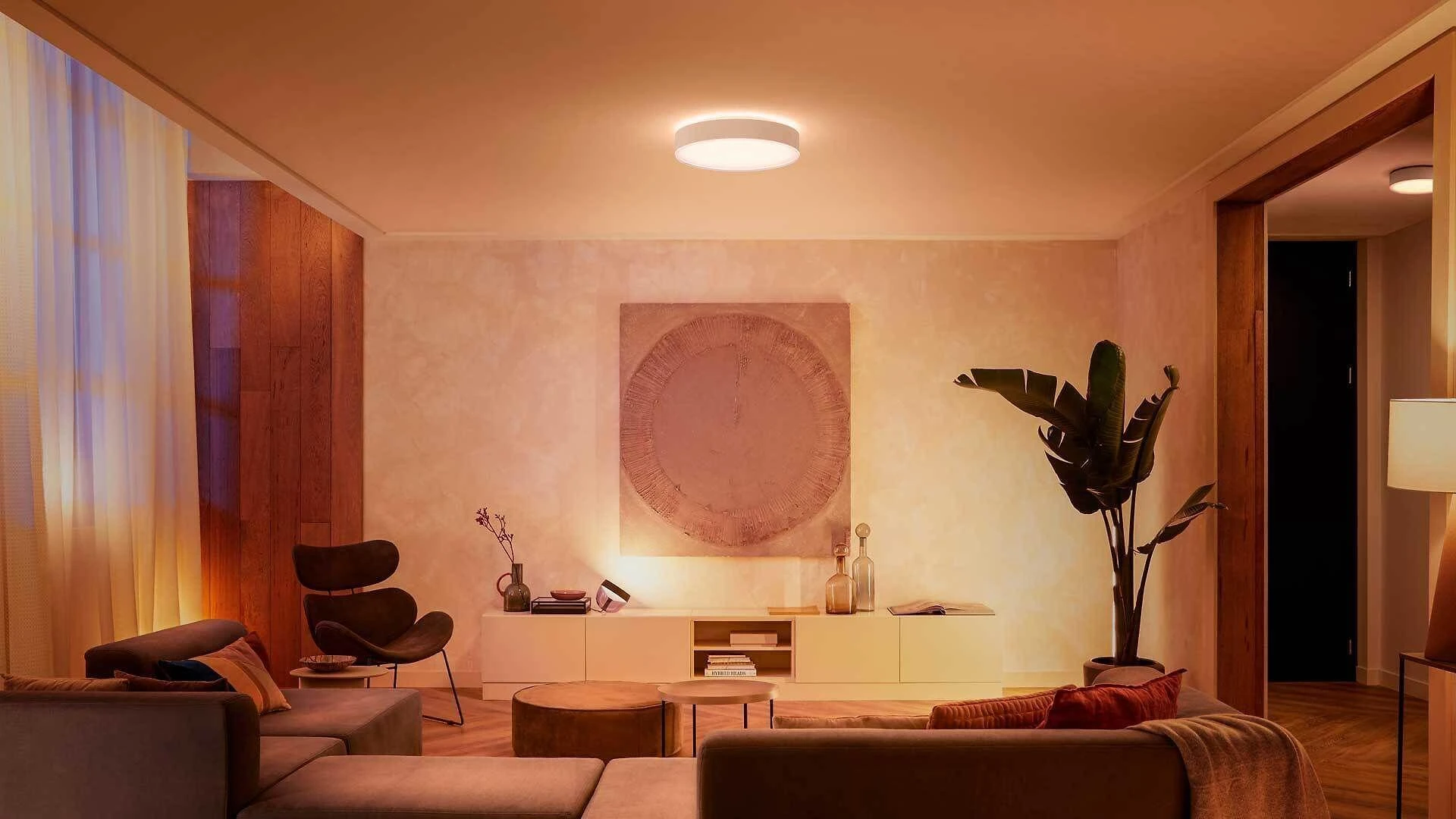 Philips Hue Enrave L lubinis šviestuvas baltas | 33,5 W | Baltas Ambiance 2200-6500 | Bluetooth