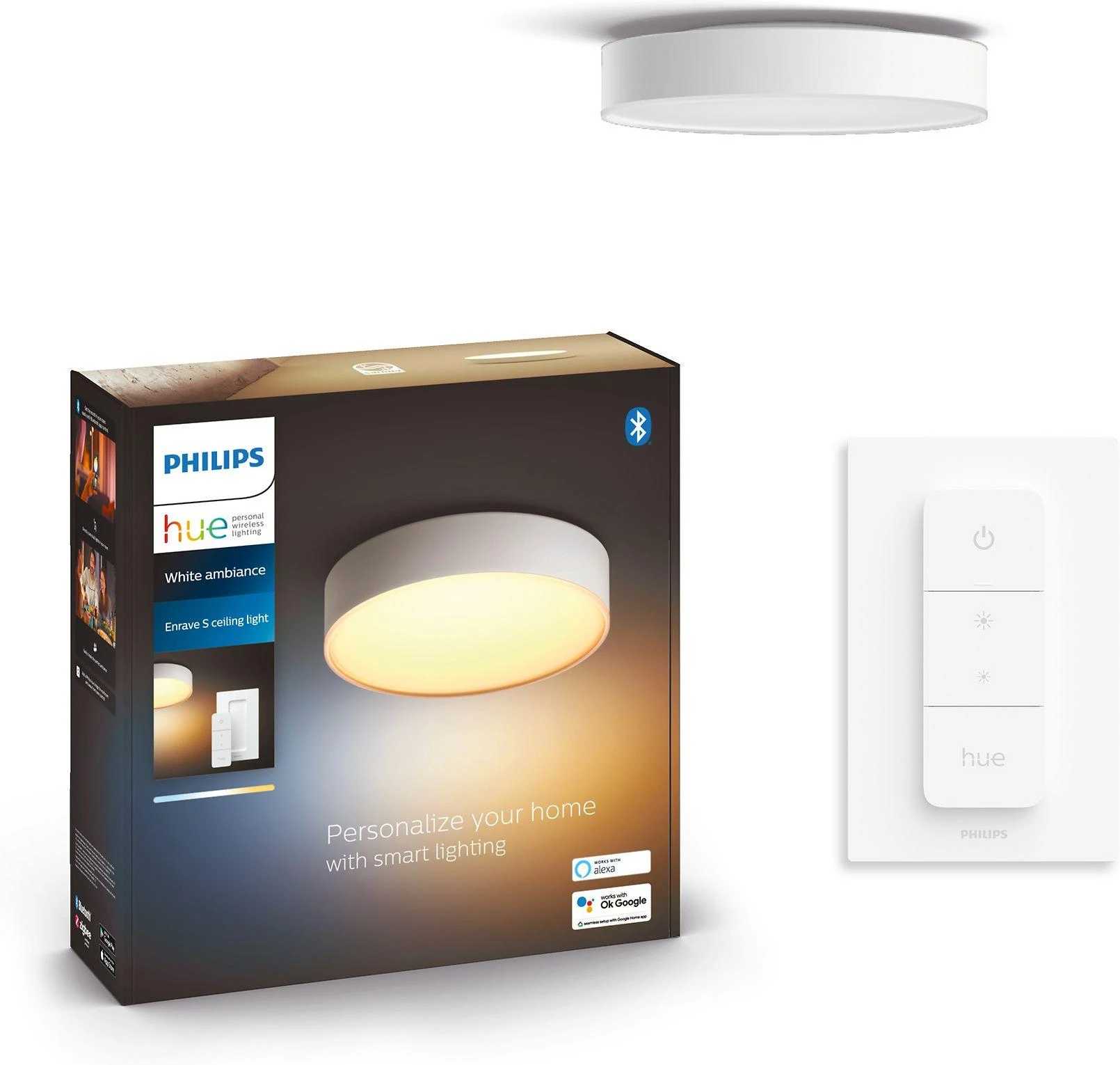 Lubinis šviestuvas Philips Hue Enrave baltas S