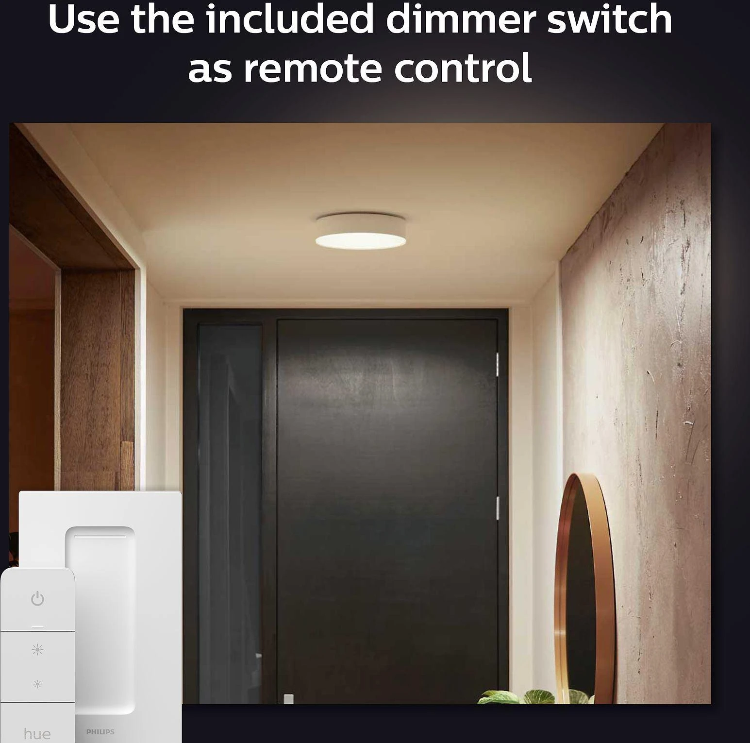 Lubinis šviestuvas Philips Hue Enrave baltas S